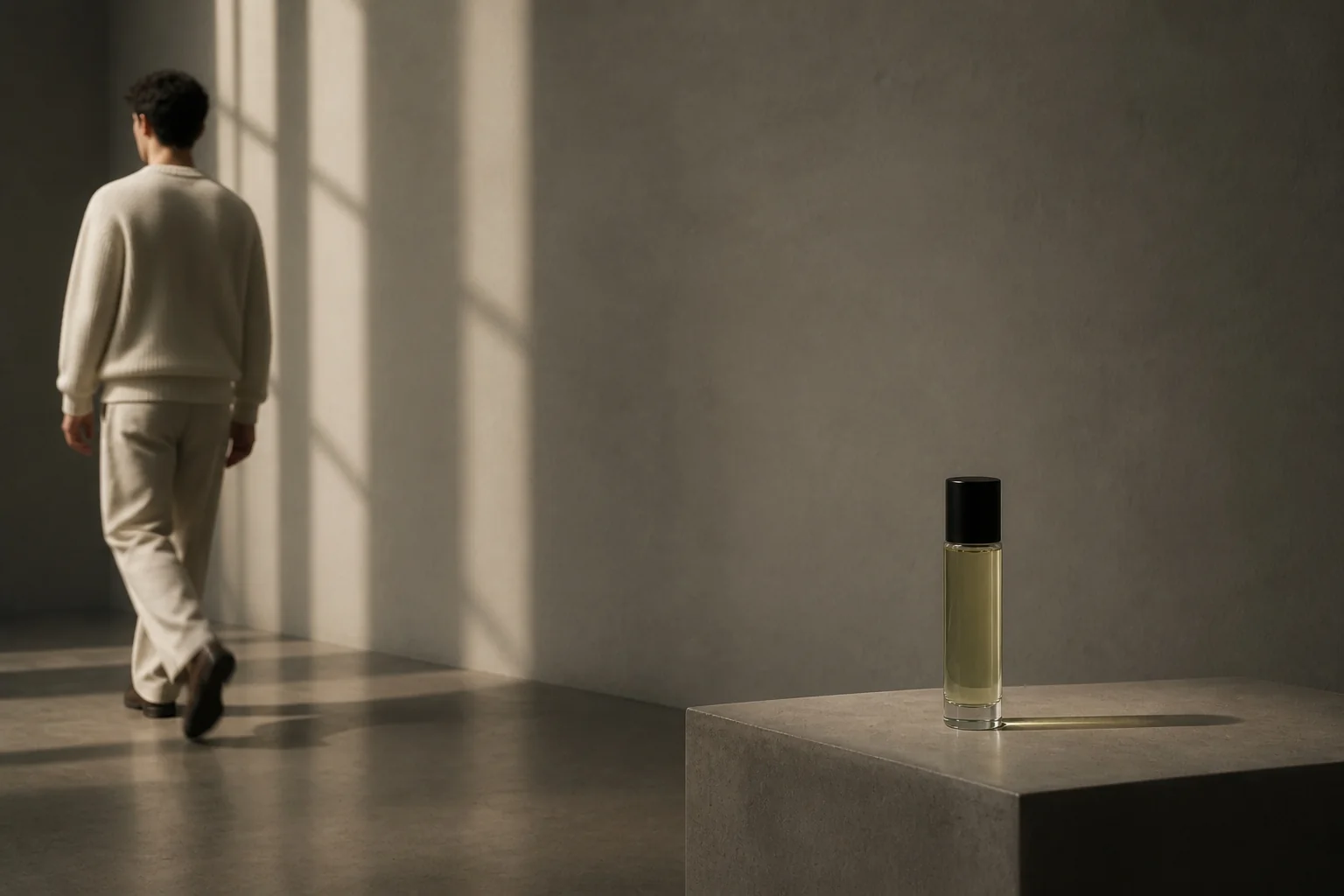 a bottle on a bare surface